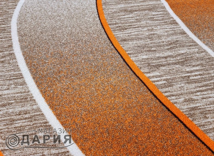 Мокетен килим ERIKA 8012 beige/orange